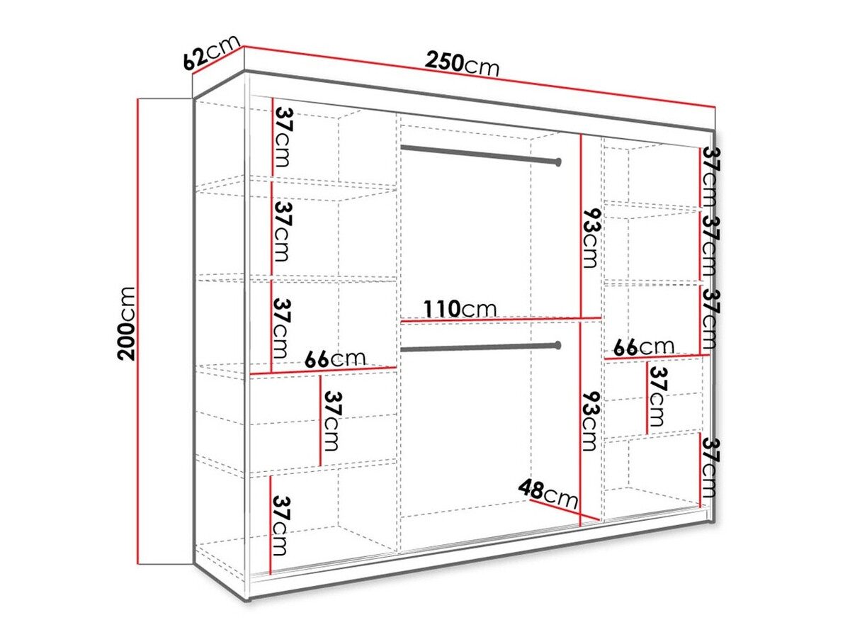 Spinta Hartford 263 (Matinė balta + Juodas marmuras)