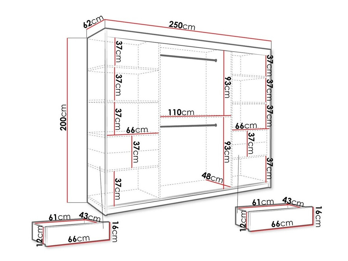 Spinta Hartford 263 (Matinė balta + Juodas marmuras)