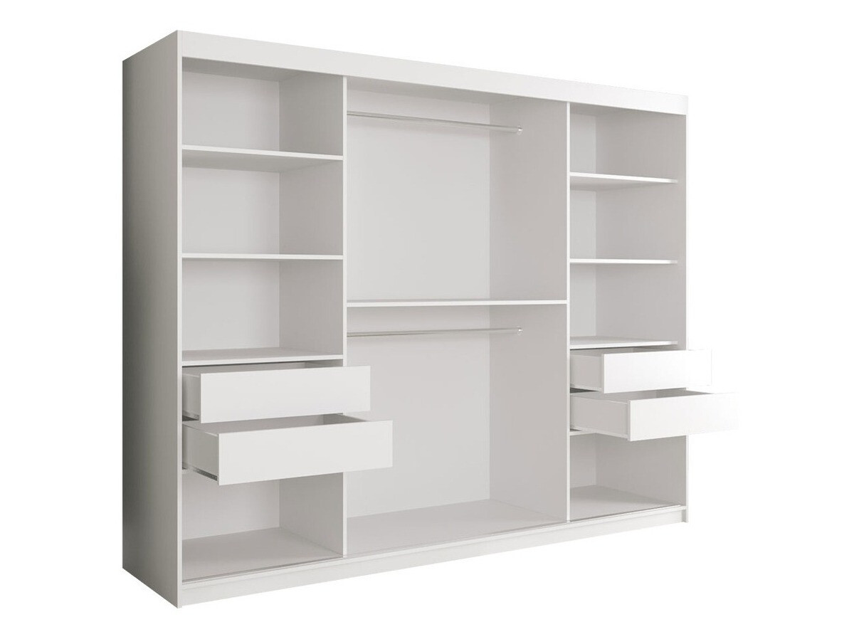 Spinta Hartford 263 (Matinė juoda + Juodas marmuras)