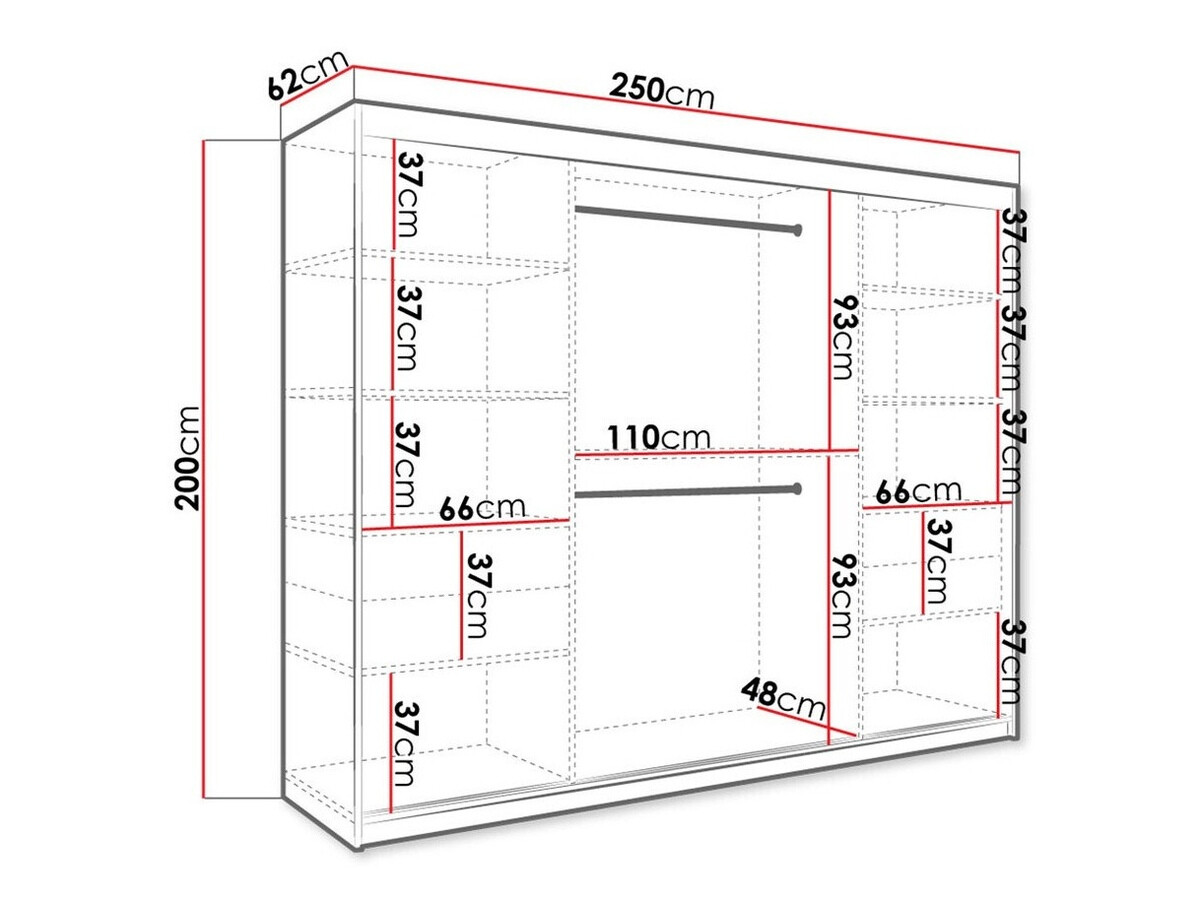 Spinta Hartford 245 (Matinė juoda + Baltas marmuras)