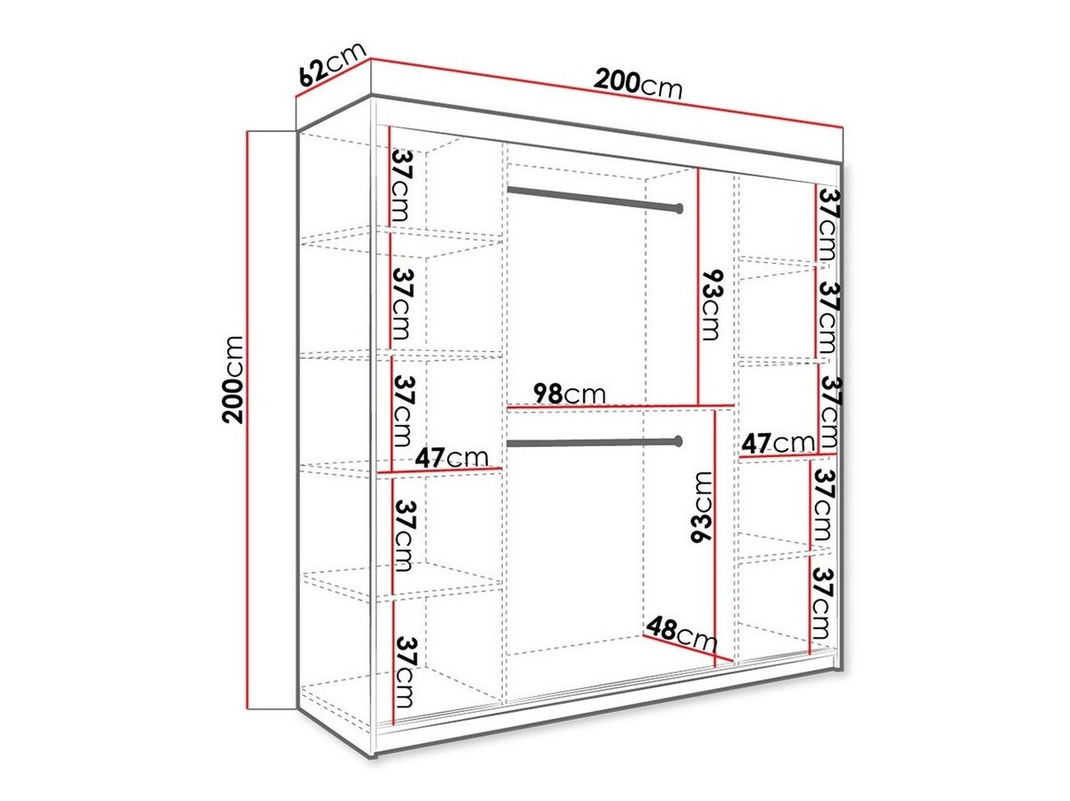 Spinta Hartford 256 (Matinė juoda + Baltas marmuras)