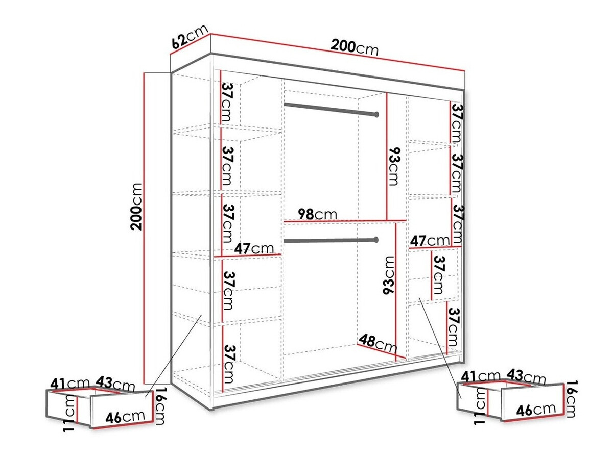 Spinta Hartford 256 (Matinė juoda + Baltas marmuras)