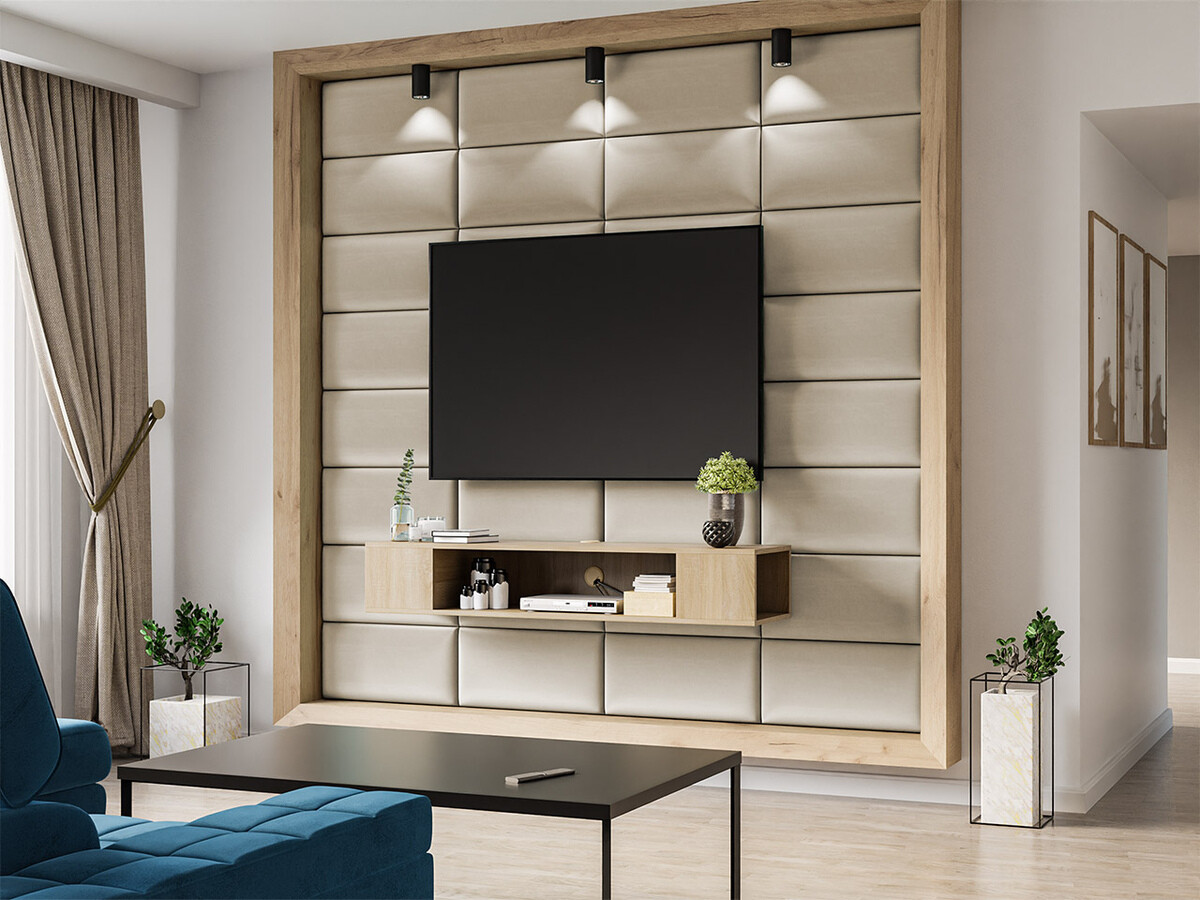 Minkšta sienos plokštė Comfivo Ovis (Manila 02) (60x30)