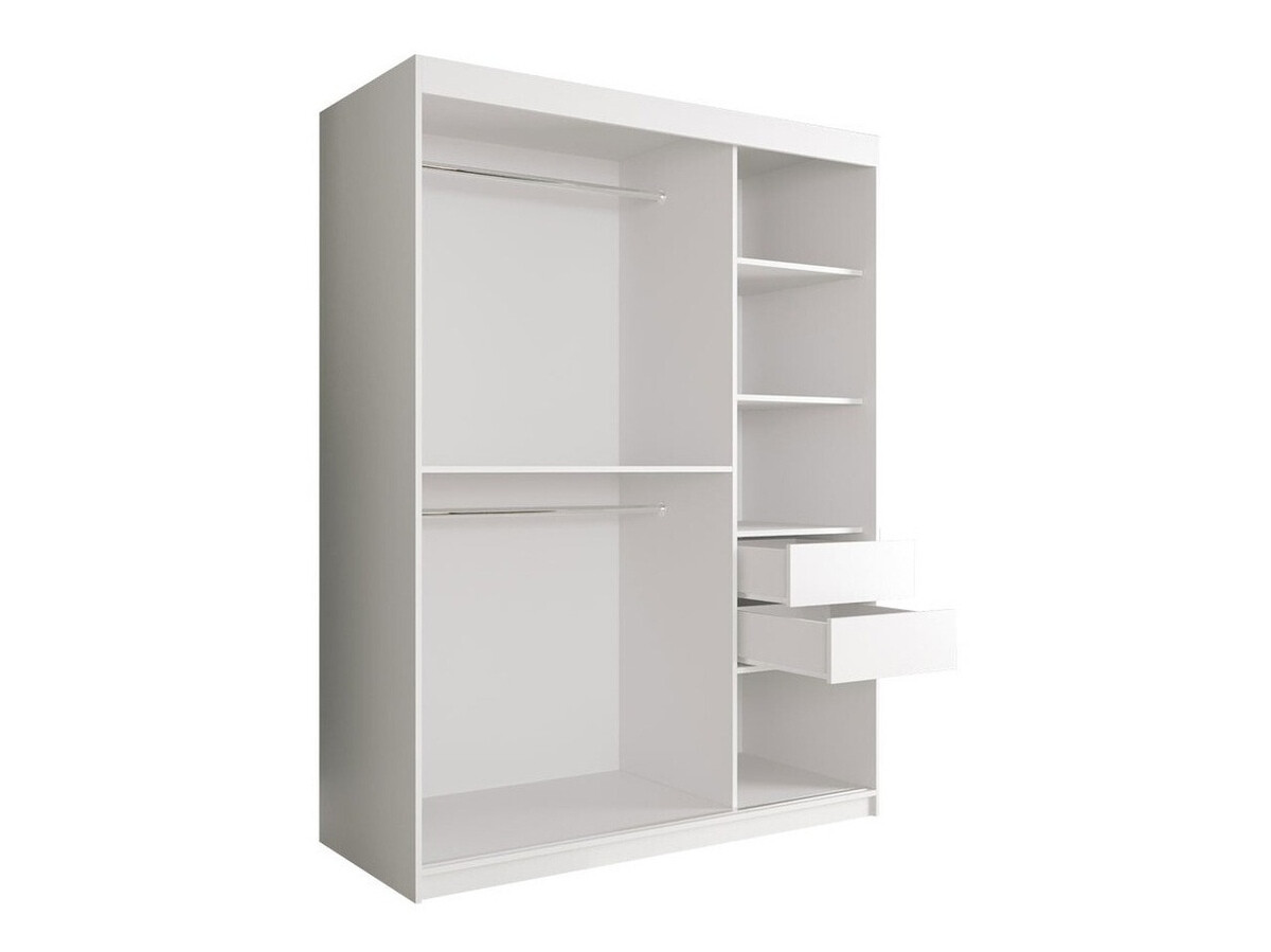 Spinta Hartford 260 (Matinė balta + Baltas marmuras)