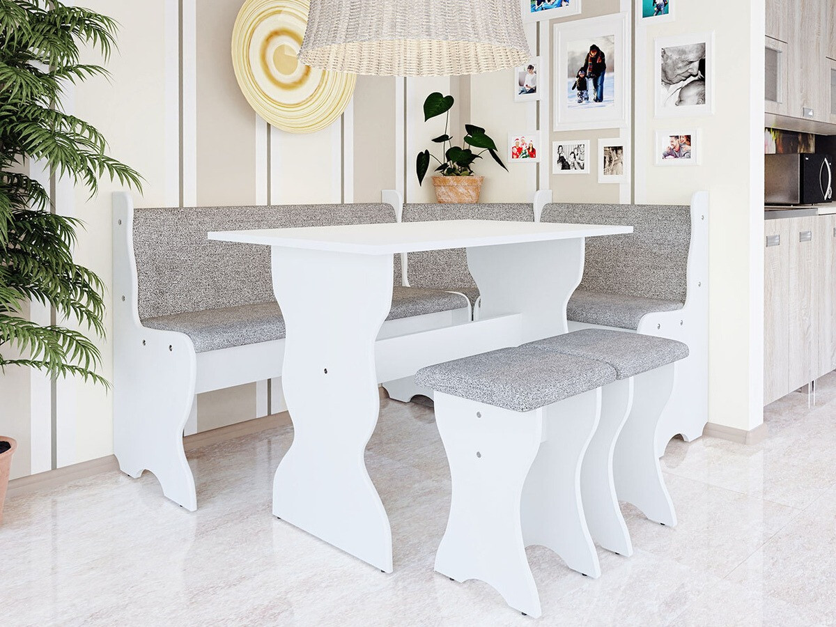 Virtuvės kampas Reading 100 (Balta + Alfa 13)