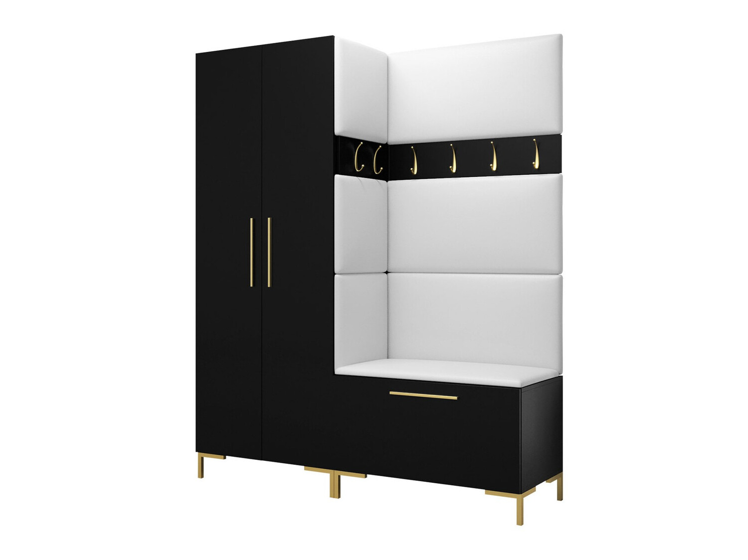 Prieškambario komplektas Nomal I (Juoda)