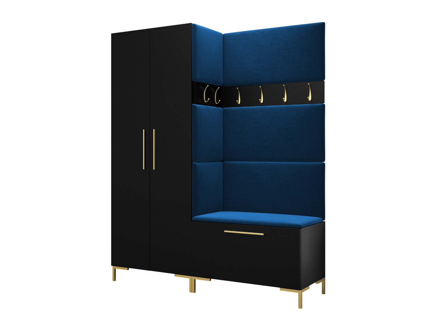 Prieškambario komplektas Nomal I (Juoda)