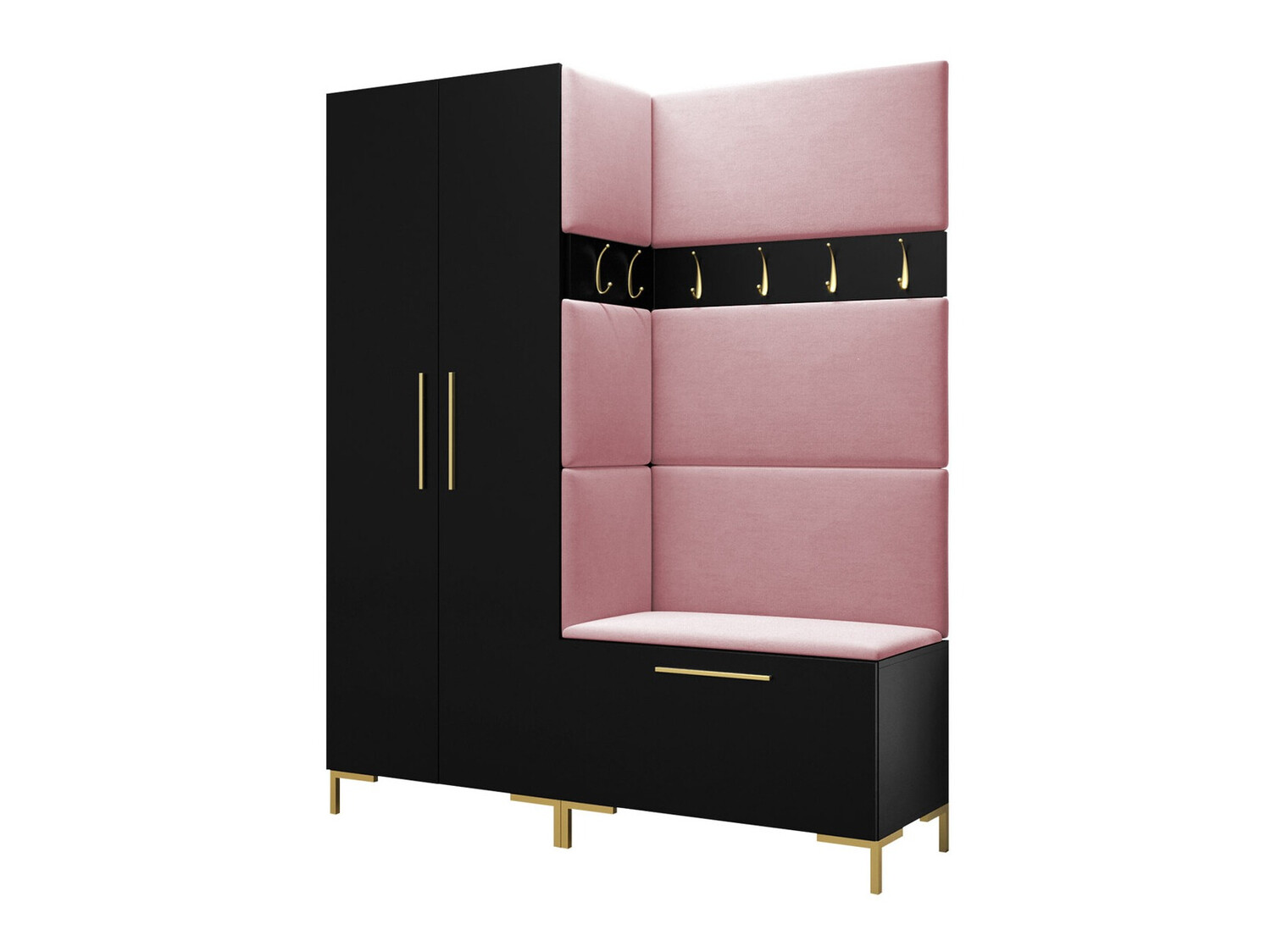 Prieškambario komplektas Nomal I (Juoda)