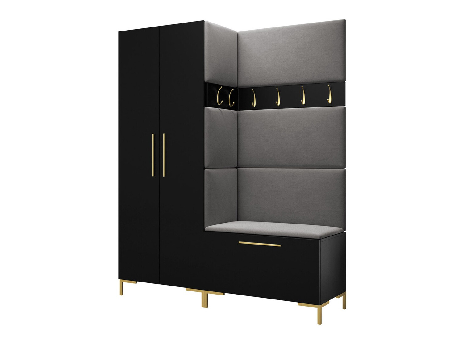 Prieškambario komplektas Nomal I (Juoda)