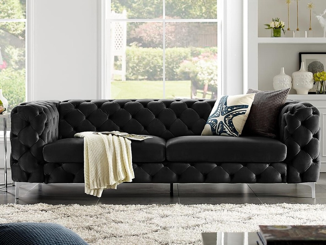 Chesterfield sofa Irving A101 (Juoda)