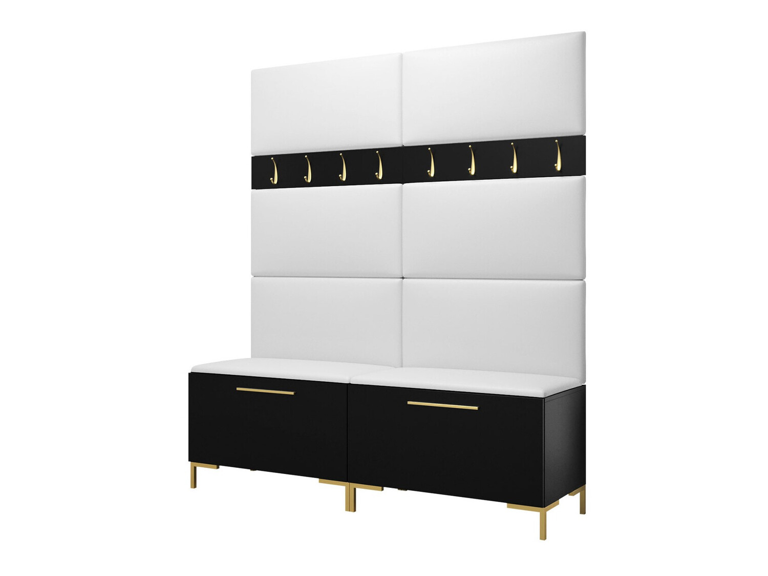 Prieškambario komplektas Tivsoa 101 (Juoda)