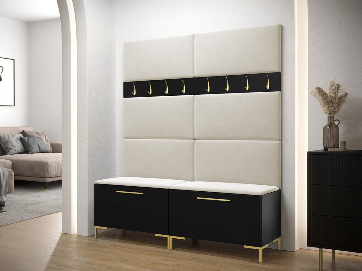 Prieškambario komplektas Tivsoa 101 (Juoda)