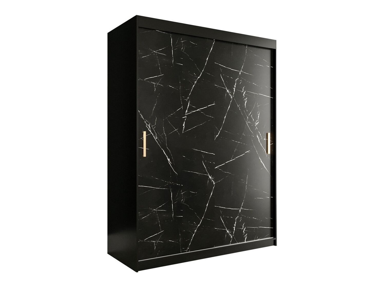 Spinta Hartford 248 (Matinė juoda + Juodas marmuras)