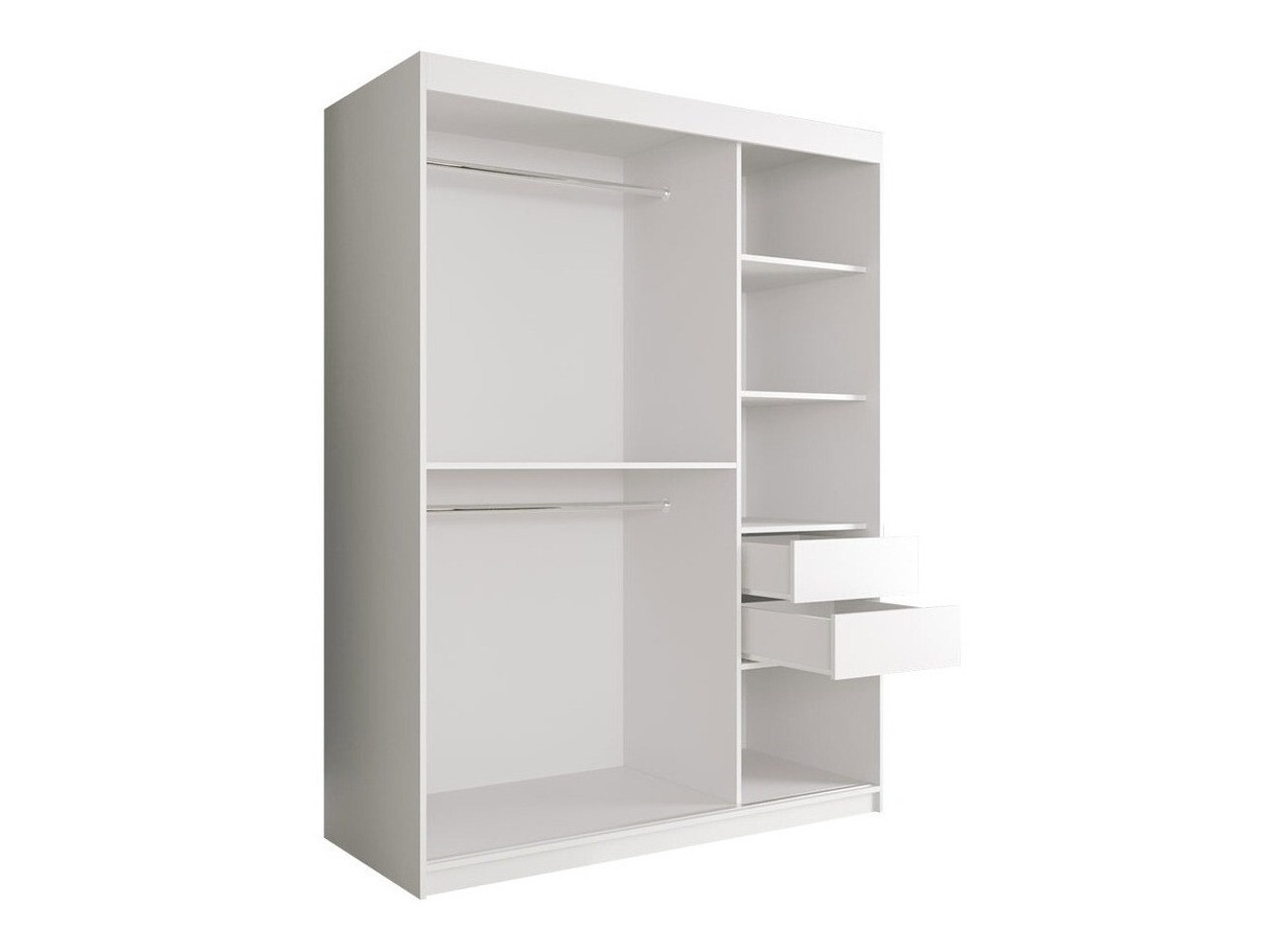 Spinta Hartford 248 (Matinė juoda + Juodas marmuras)