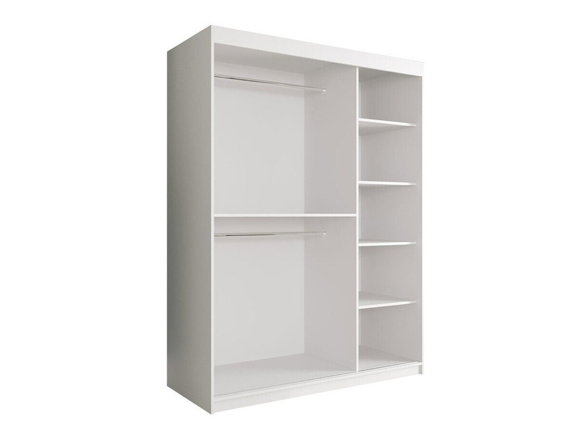 Spinta Hartford 254 (Matinė balta + Juodas marmuras)