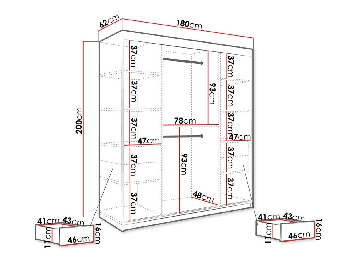 Spinta Hartford 255 (Matinė balta + Baltas marmuras)