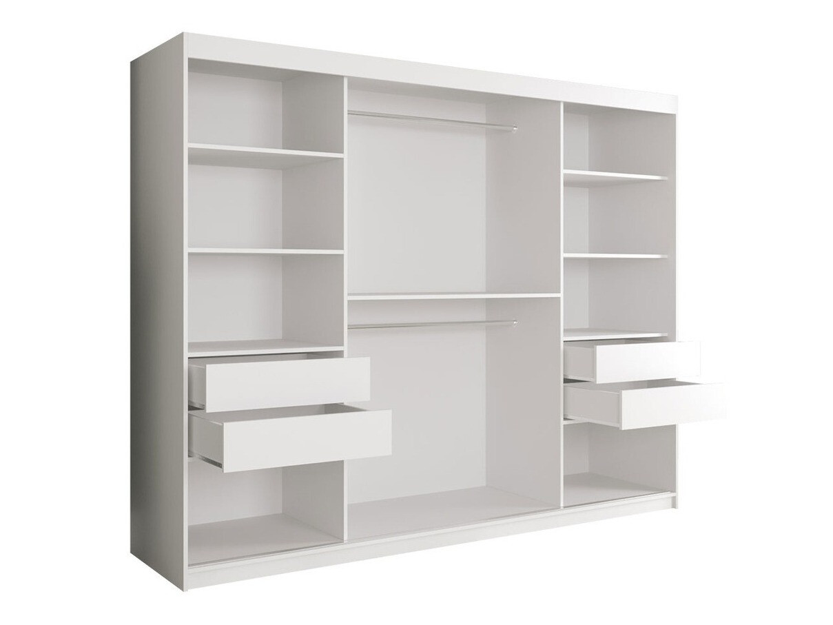 Spinta Hartford 257 (Matinė juoda + Juodas marmuras)