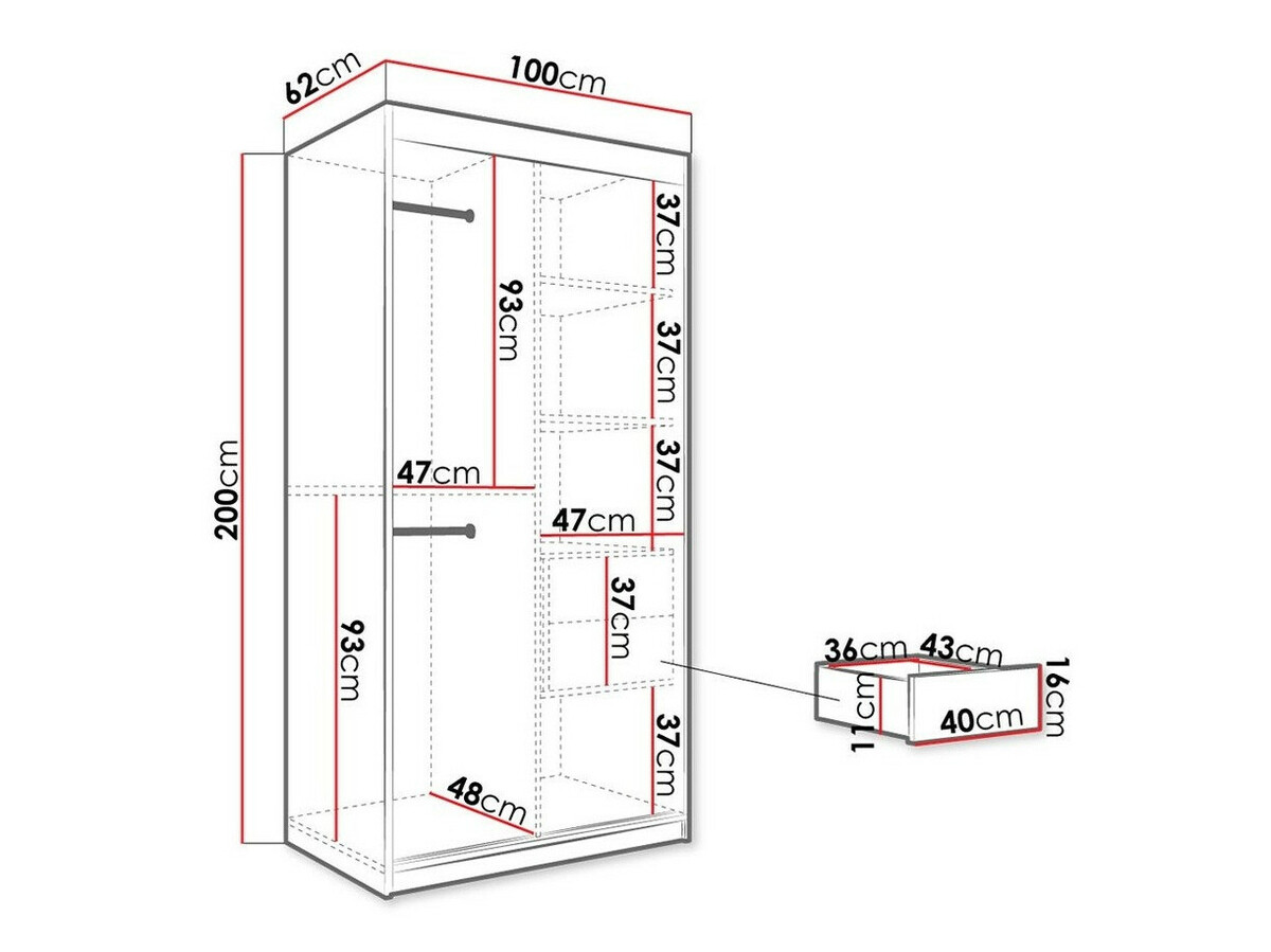 Spinta Hartford 258 (Matinė balta + Baltas marmuras)
