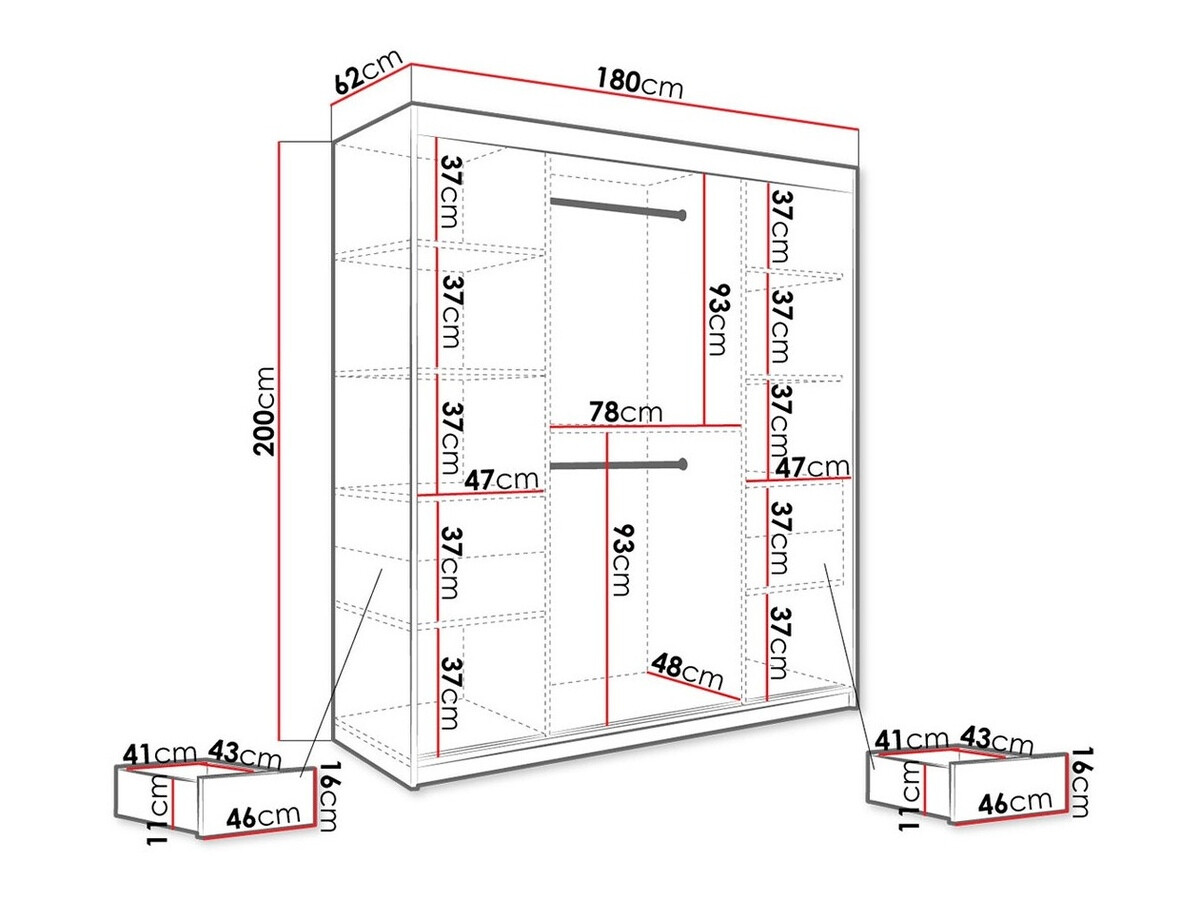 Spinta Hartford 243 (Matinė balta + Baltas marmuras)