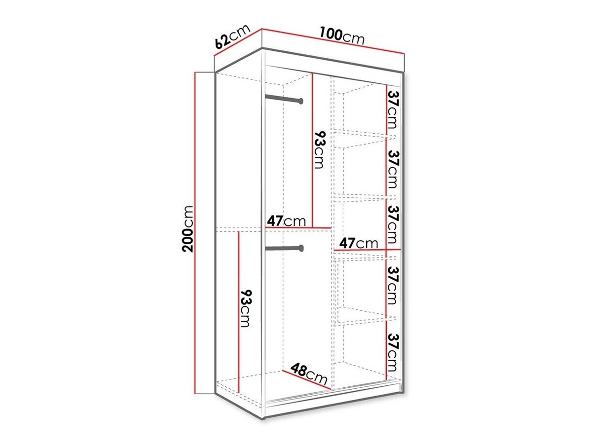 Spinta Hartford 246 (Matinė balta + Baltas marmuras)