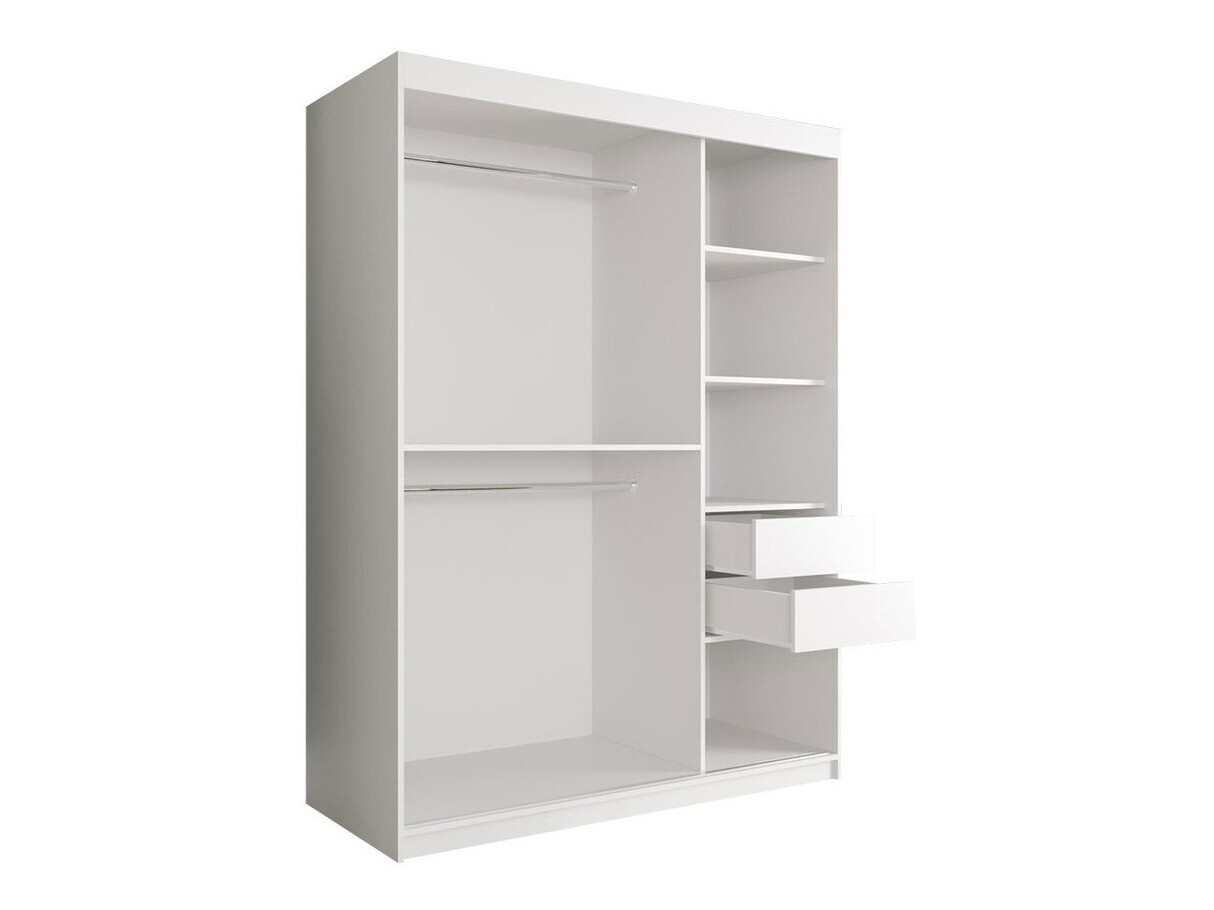 Spinta Hartford 242 (Matinė juoda + Juodas marmuras)