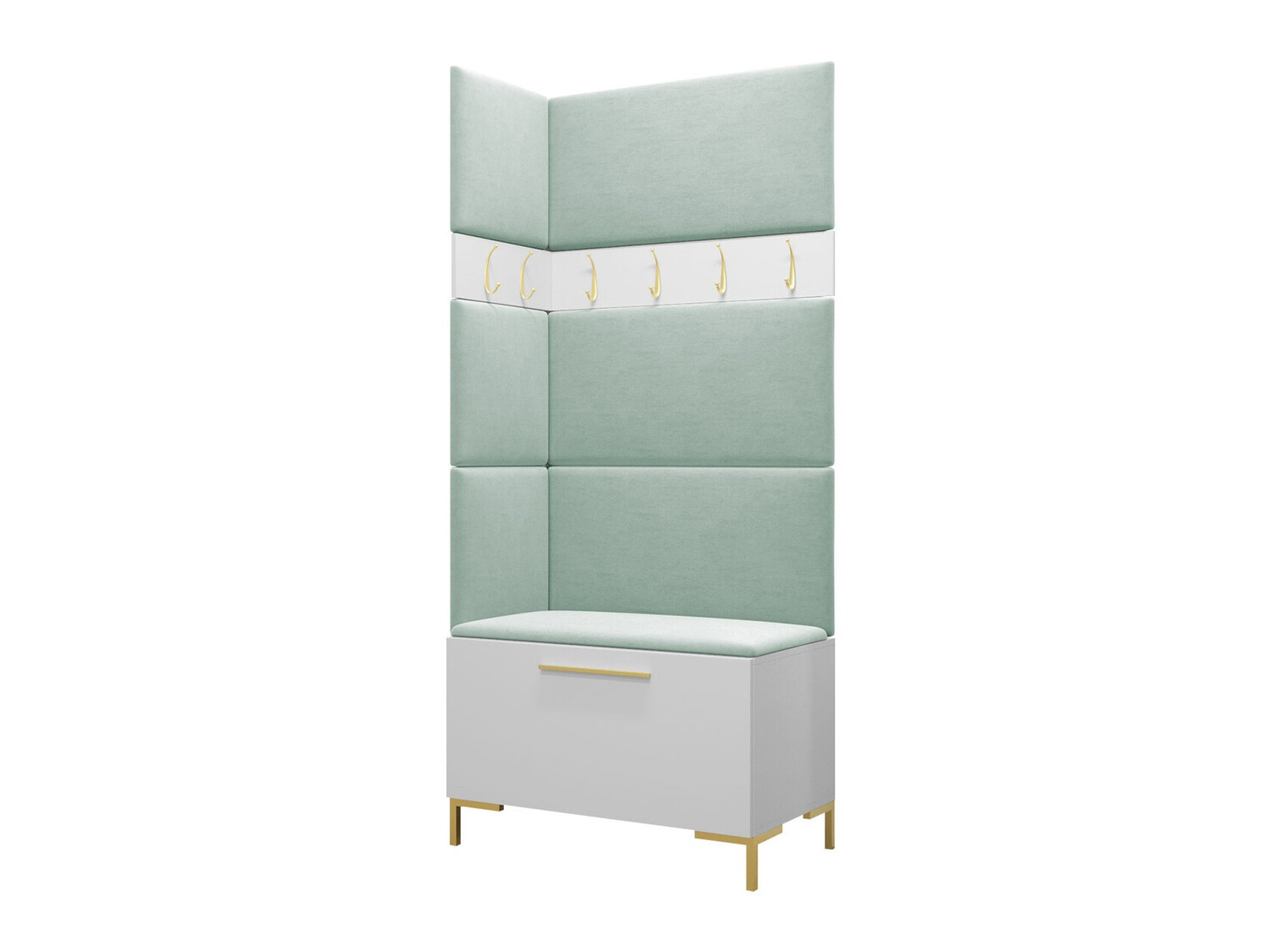 Prieškambario komplektas Tivsoa 103 (Balta)