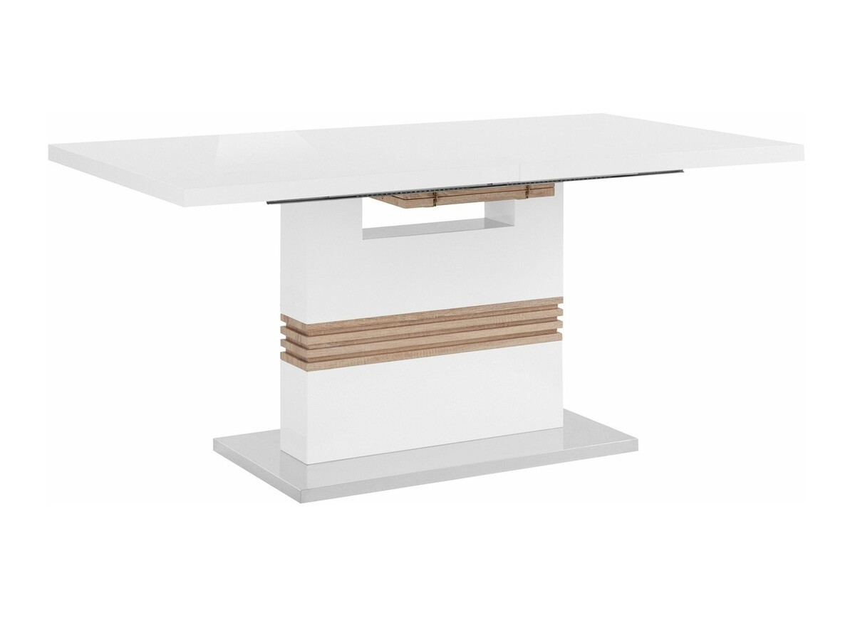 Valgomojo komplektas Denton 633 (Balta + Sidabrinė)