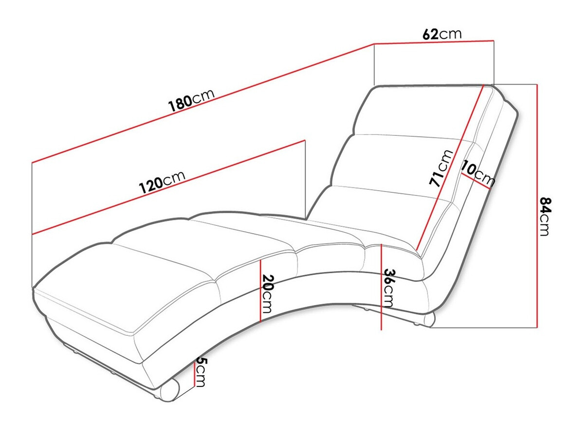 Kušetė Comfivo 172 (Bizon 2111)