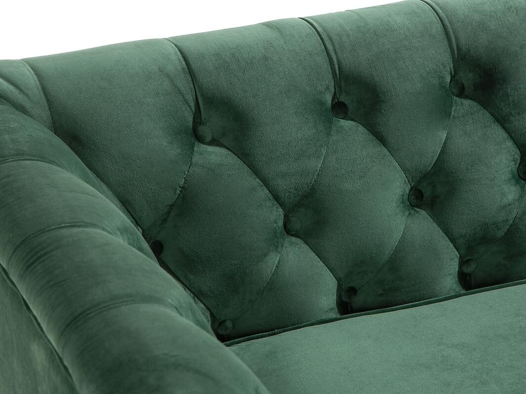 Chesterfield sofa Augusta 132 (Žalia)