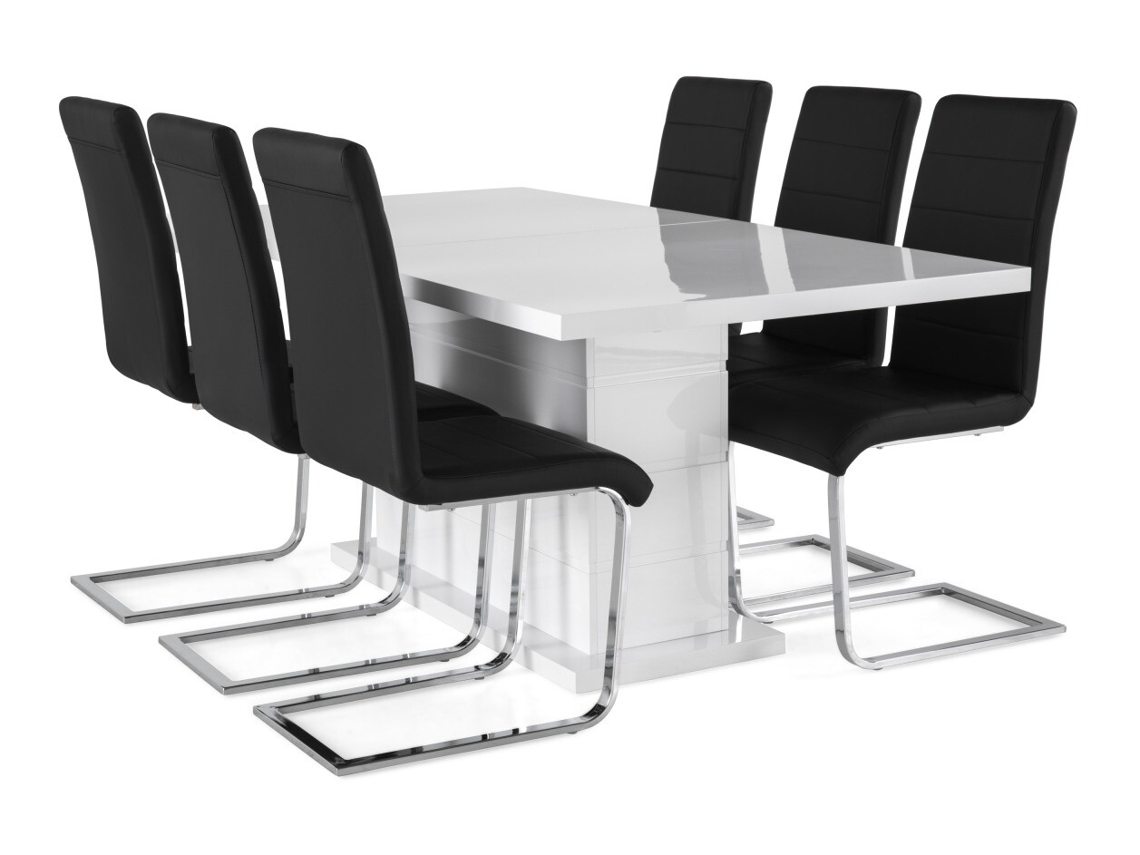 Valgomojo komplektas Scandinavian Choice 631 (Juoda)