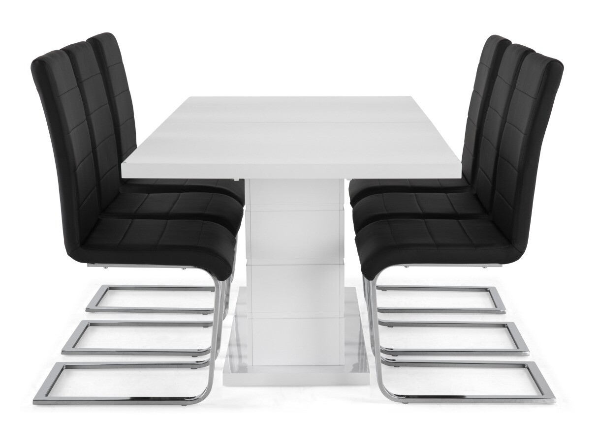 Valgomojo komplektas Scandinavian Choice 631 (Juoda)