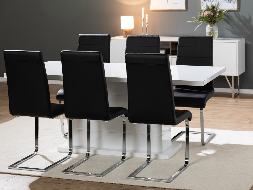 Valgomojo komplektas Scandinavian Choice 631 (Juoda)