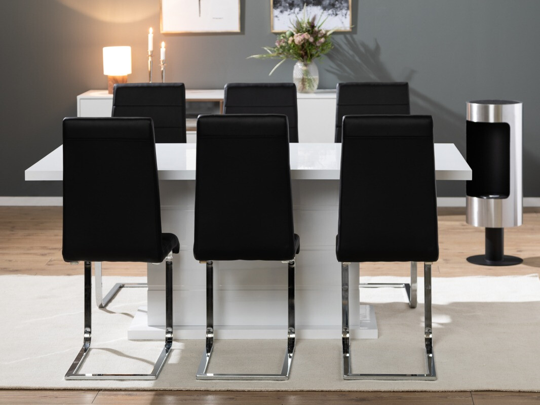 Valgomojo komplektas Scandinavian Choice 631 (Juoda)