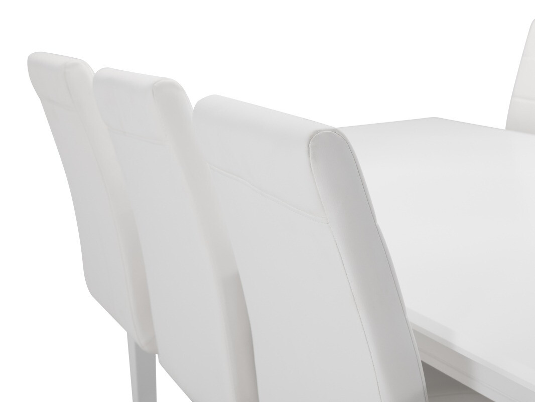 Valgomojo komplektas Scandinavian Choice 659 (Balta + Sidabrinė)