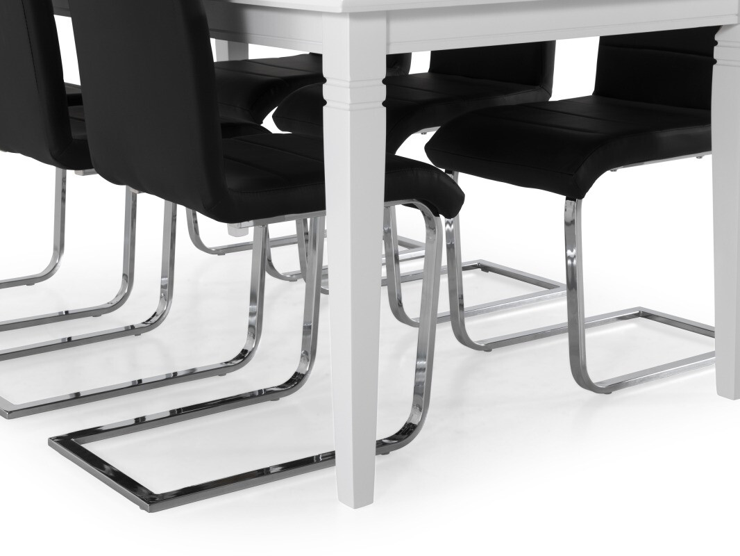 Valgomojo komplektas Scandinavian Choice 659 (Juoda + Sidabrinė)