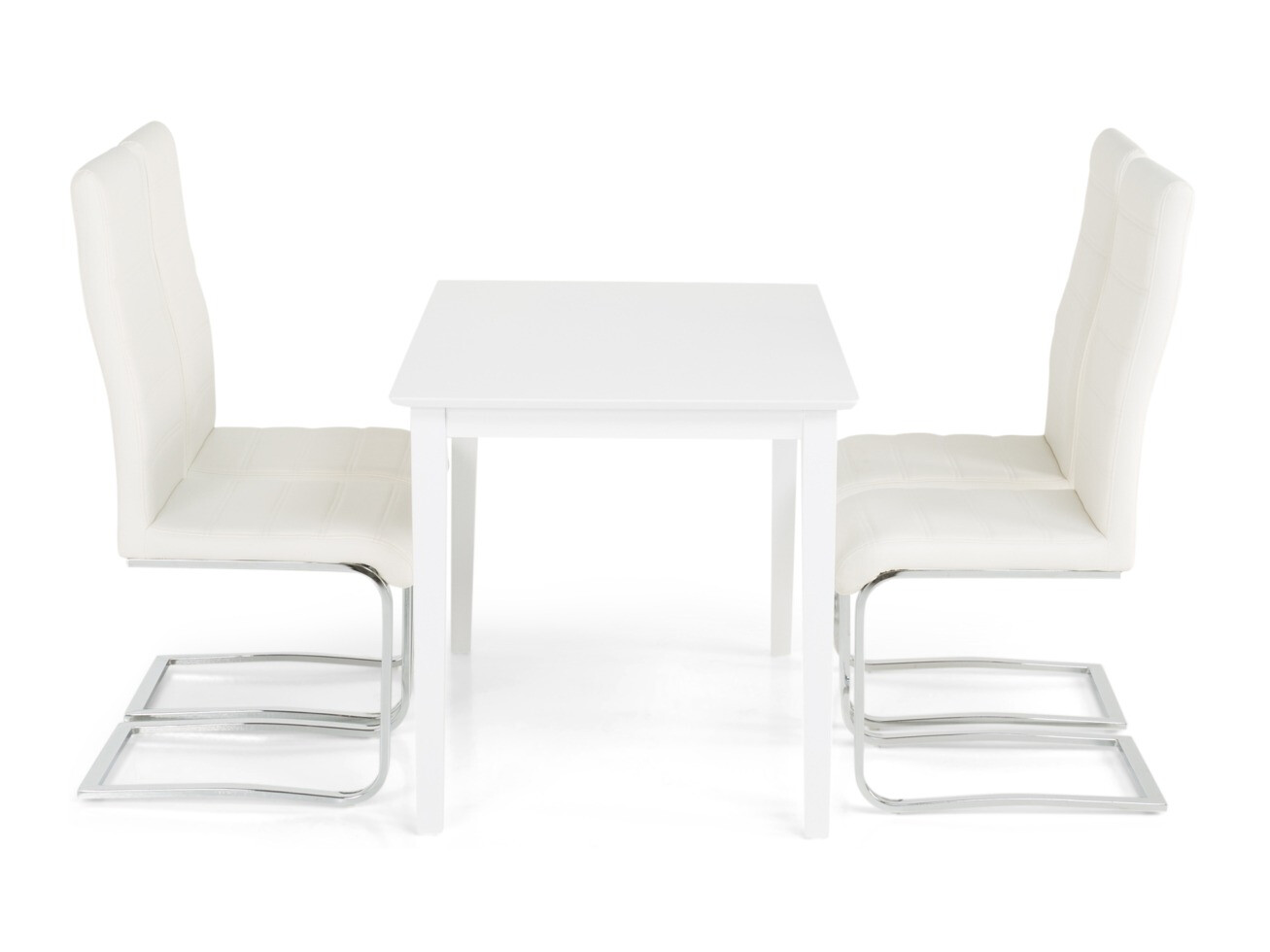 Valgomojo komplektas Scandinavian Choice 678 (Balta + Sidabrinė)