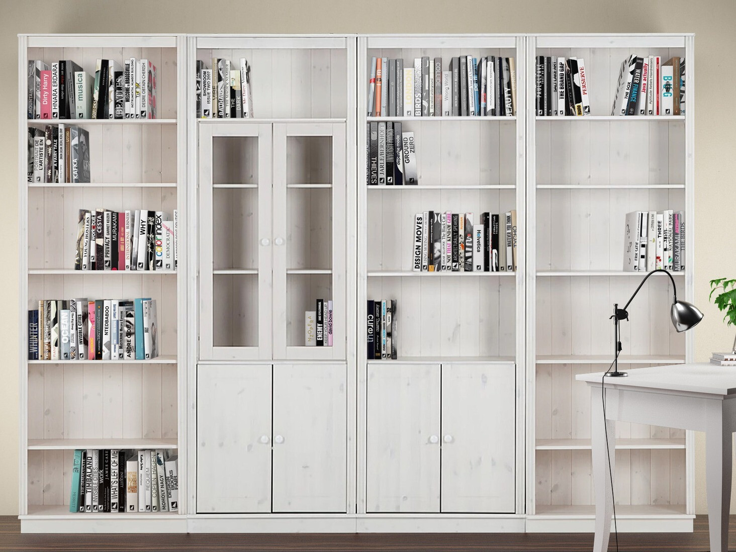 Lentynų komplektas Saltoro 112 (Balta)