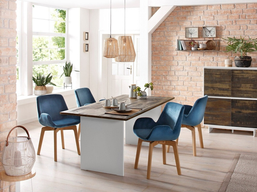 Stalas Denton 215 (Ruda + Balta)