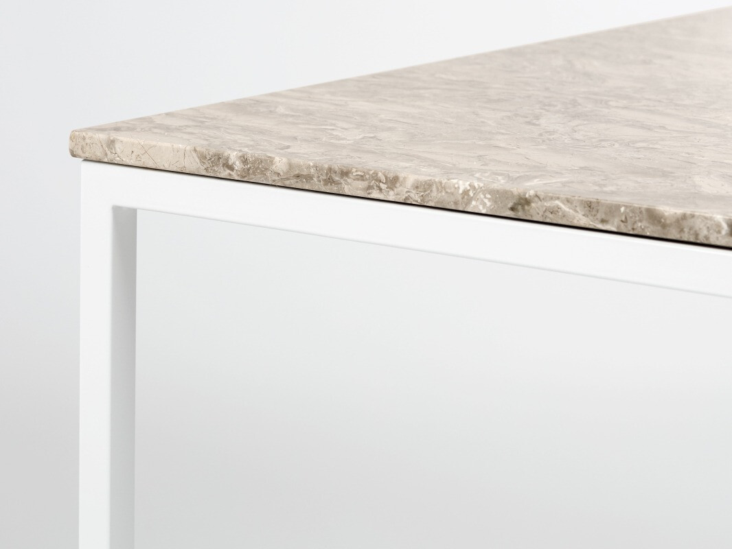 Žurnalinis staliukas Concept 55 138 (Beige + Balta)