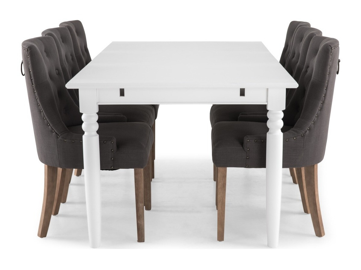 Valgomojo komplektas Scandinavian Choice 621 (Pilka + Šviesi ruda)