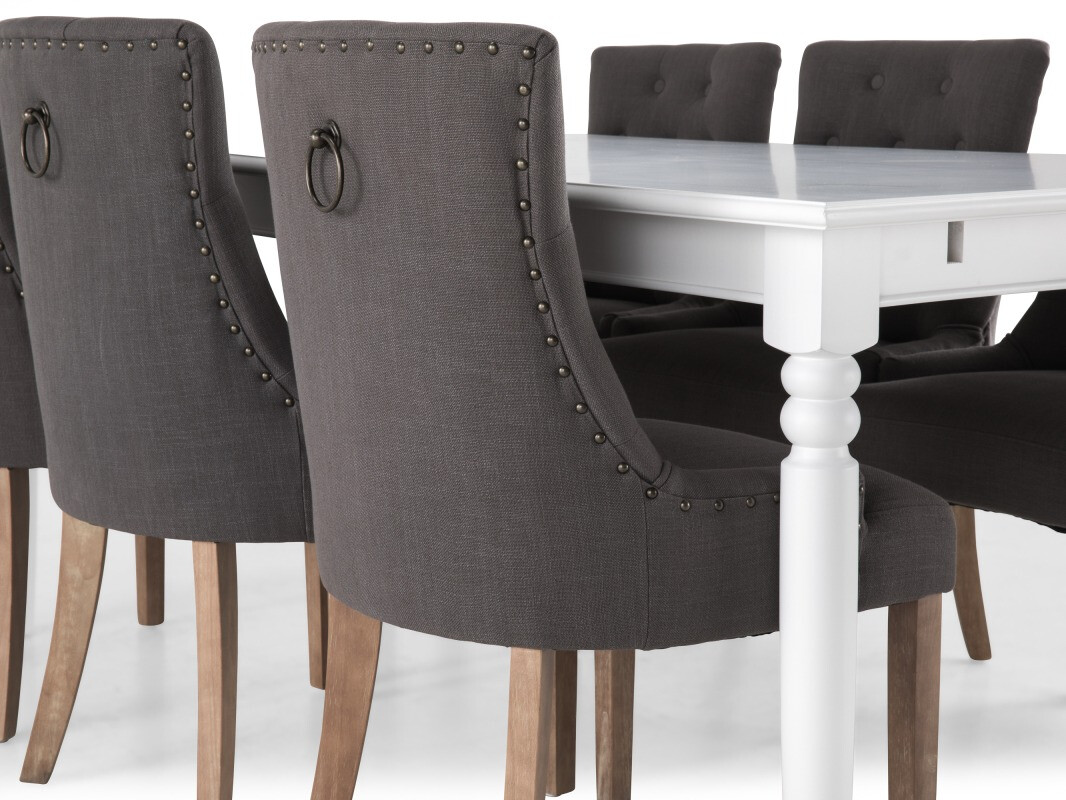 Valgomojo komplektas Scandinavian Choice 621 (Pilka + Šviesi ruda)