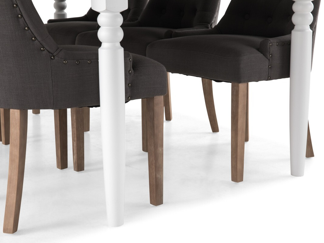 Valgomojo komplektas Scandinavian Choice 621 (Pilka + Šviesi ruda)