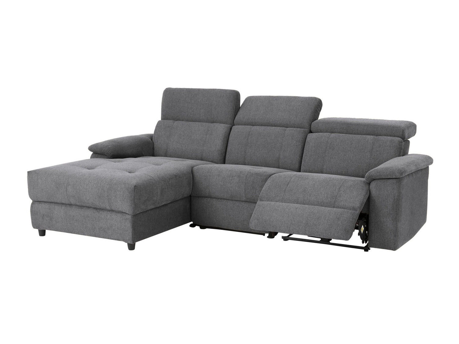 Minkštas kampas reglaineris Denton 1503 (Antracitas)