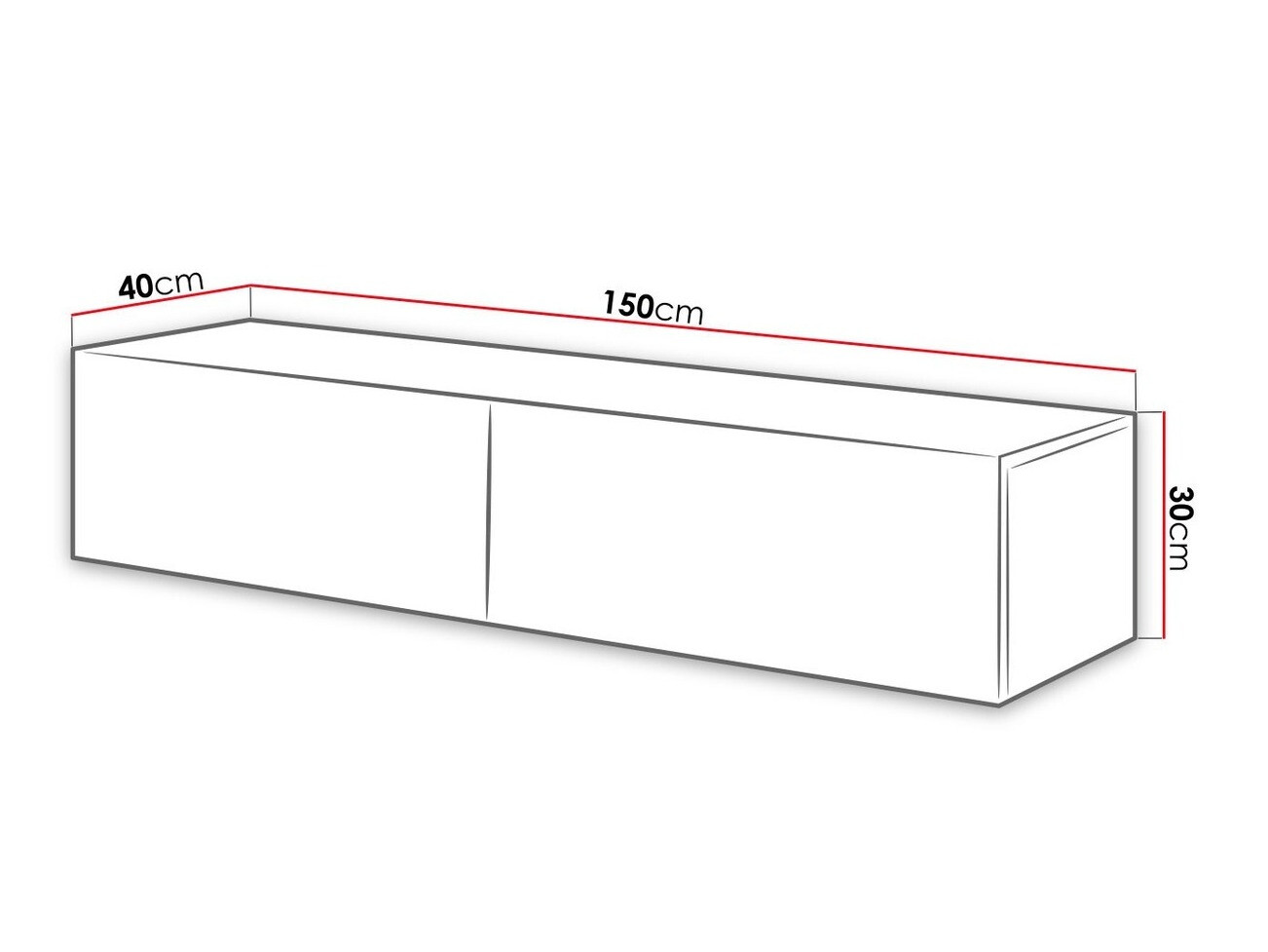 TV staliukas Charlotte 115