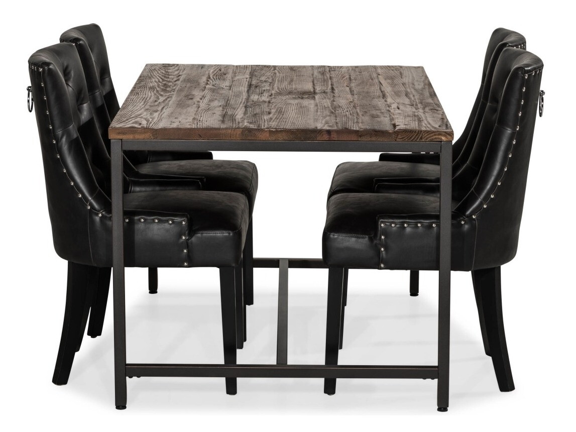 Valgomojo komplektas Manor House 206 (Juoda)