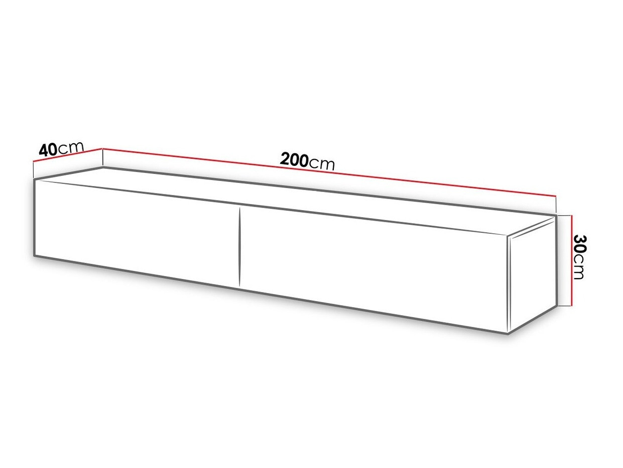 TV staliukas Charlotte 116