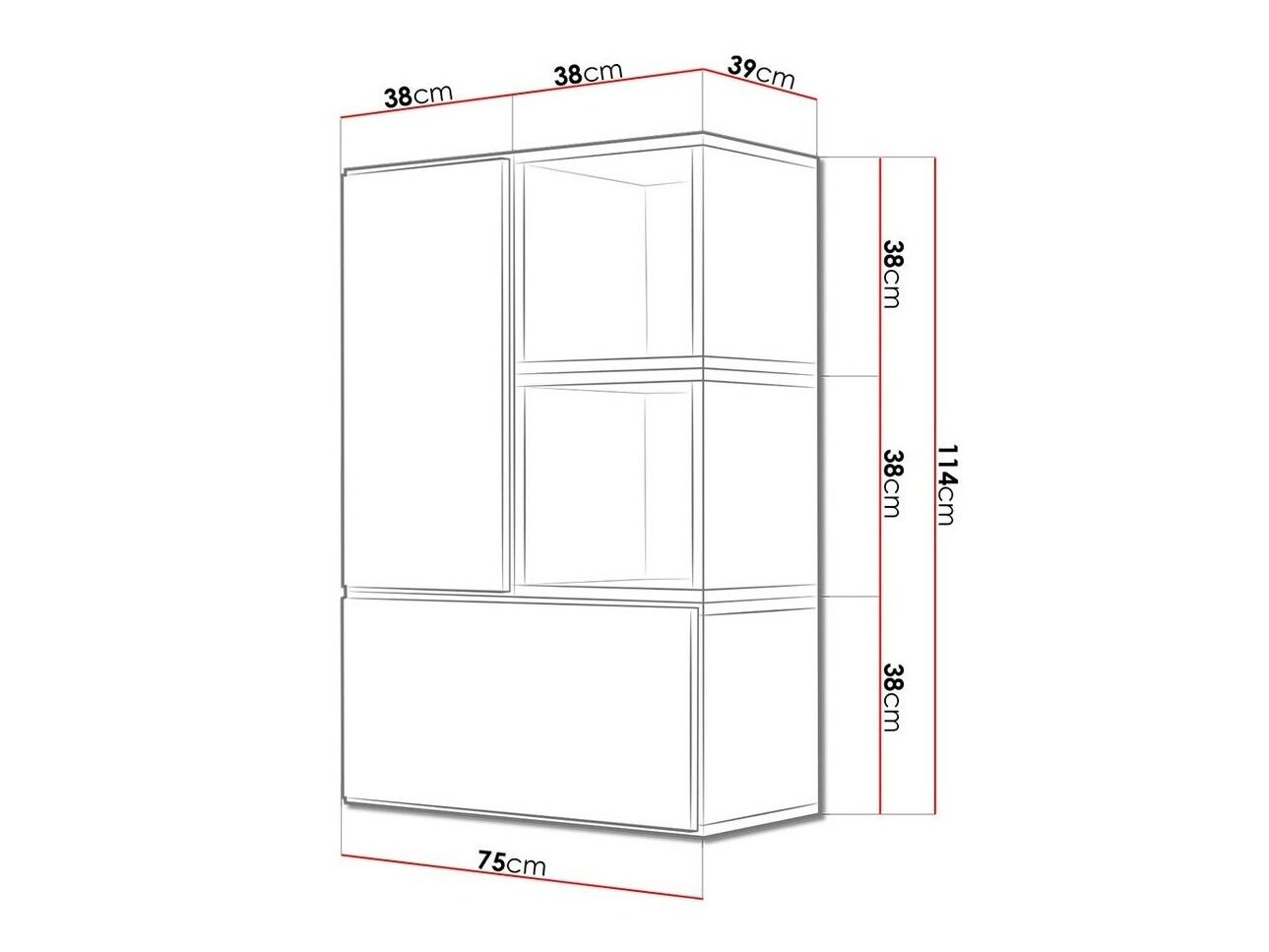 Spintelių komplektas Corbele 122 (Balta)