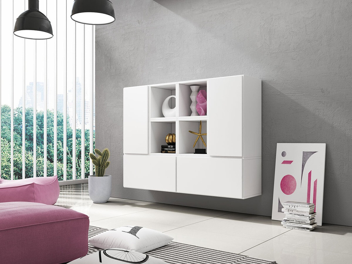 Spintelių komplektas Corbele 124 (Balta)