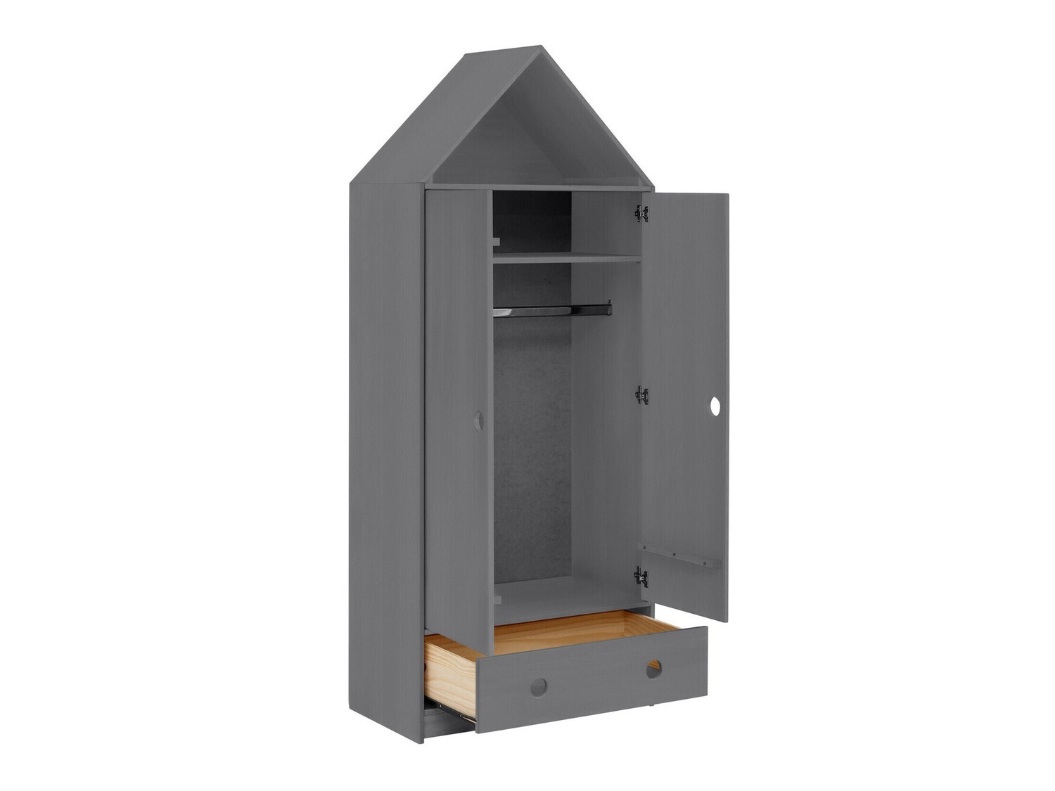 Vaikų kambario komplektas Ruvfiva 120 (Pilka)