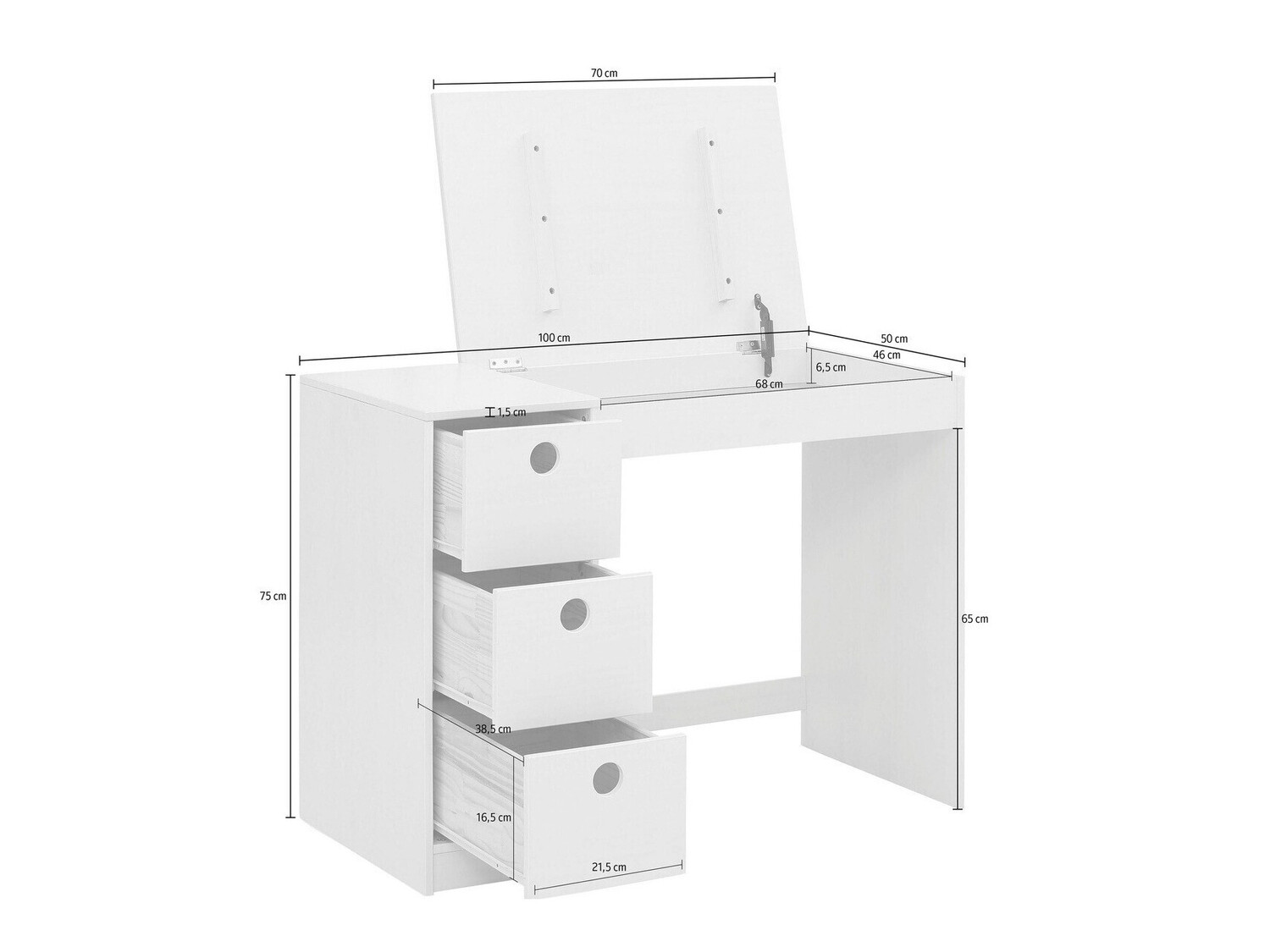 Vaikų kambario komplektas Ruvfiva 120 (Pilka)